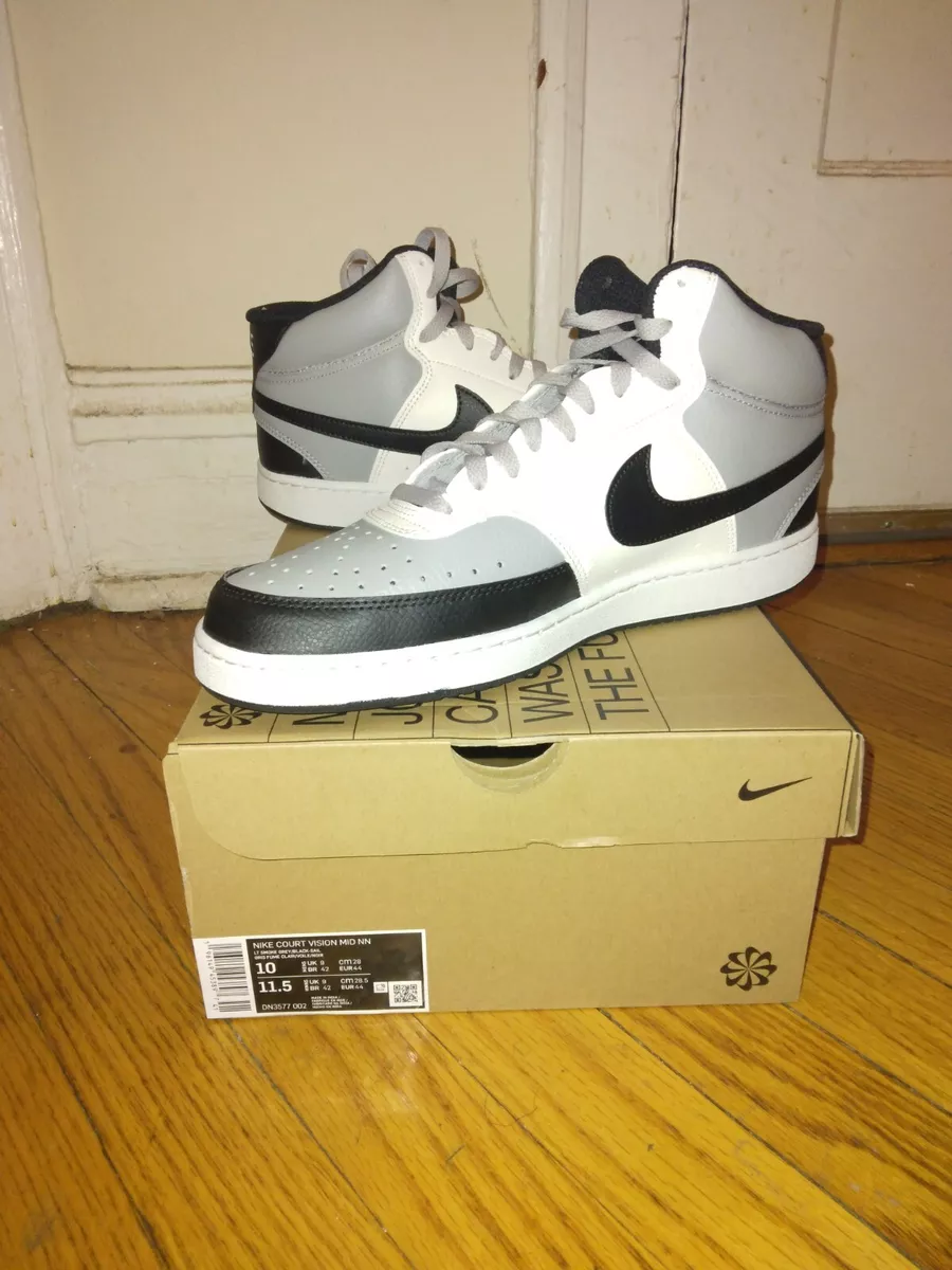 Mens black leather clearance nike trainers