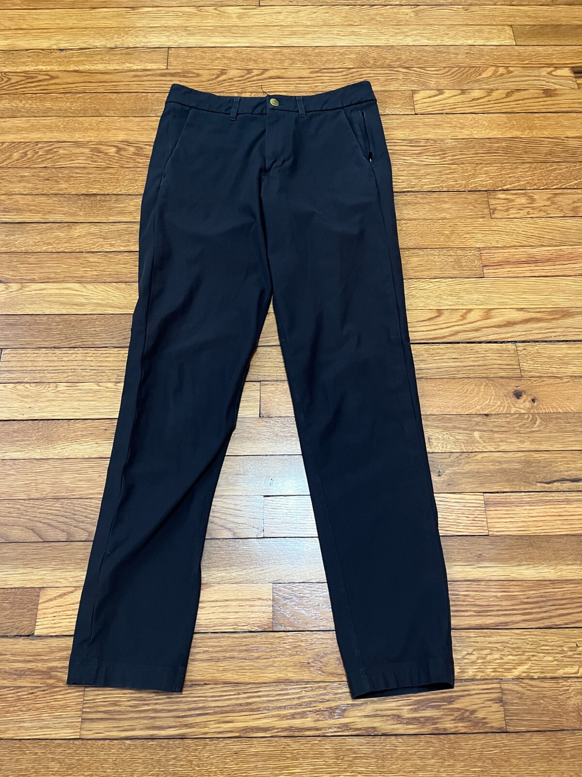 Lululemon Tech Chino Pants Men's Size 28x30 Commission Pant Slim Stretch Black eBay