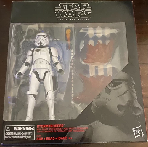 Star Wars The Black Series Stormtrooper with Blast Accessories 6" Inch