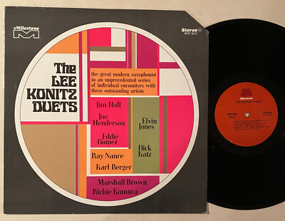 LEE KONITZ Duets Jim Hall Joe Henderson Eddie Gomez Elvin Jones Ray Nance LP