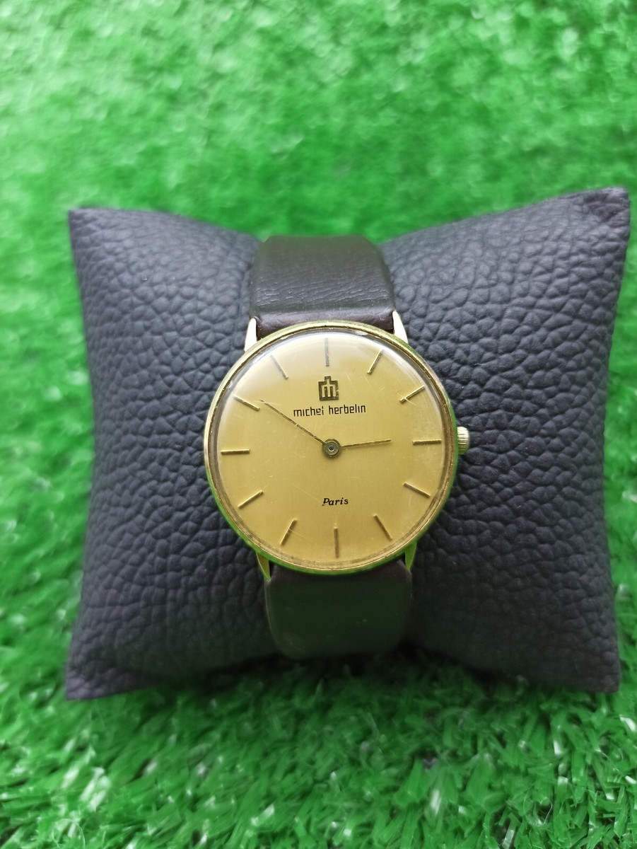 Iconic MICHEL HERBELIN Paris Original Vintage 90s Manual Winding