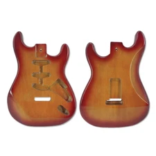 Electric Guitar Body Mahogany Wood SSS Pickup Nice Painting Bolt on Heel 