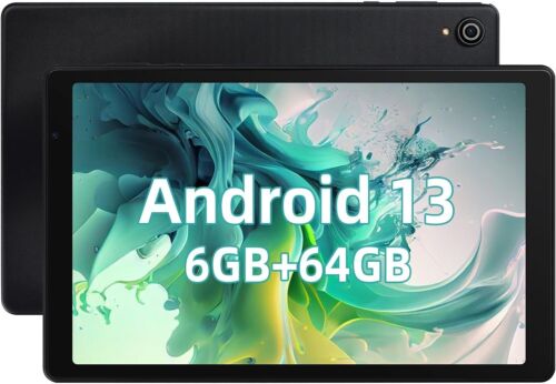 Android Tablet 10.1" Inch OC101 Octa-Core Android 13 6GB RAM 64GB ROM-Black-NEW