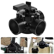 3-Port 2 to 2-1/2-Inch Positive Seal NeverLube Valve 4717 for 2" 2-1/2" PVC Pipe