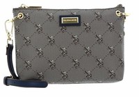 U.S. Polo Assn. Hampton Flat Crossbody Bag UmhäNgetasche Tasche Brown / Navy