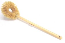 CARLISLE 18" TOILET BOWL CLEANING BRUSH LOT, 4552102, WOOD HANDLE, 12-Pack