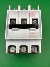 MK 91616 TP 16A Type 3 3 Phase MCB