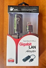 SIIG USB 3.0 to Gigabit Ethernet 10/100/1000 Mbps RJ45 LAN adapter for Window...