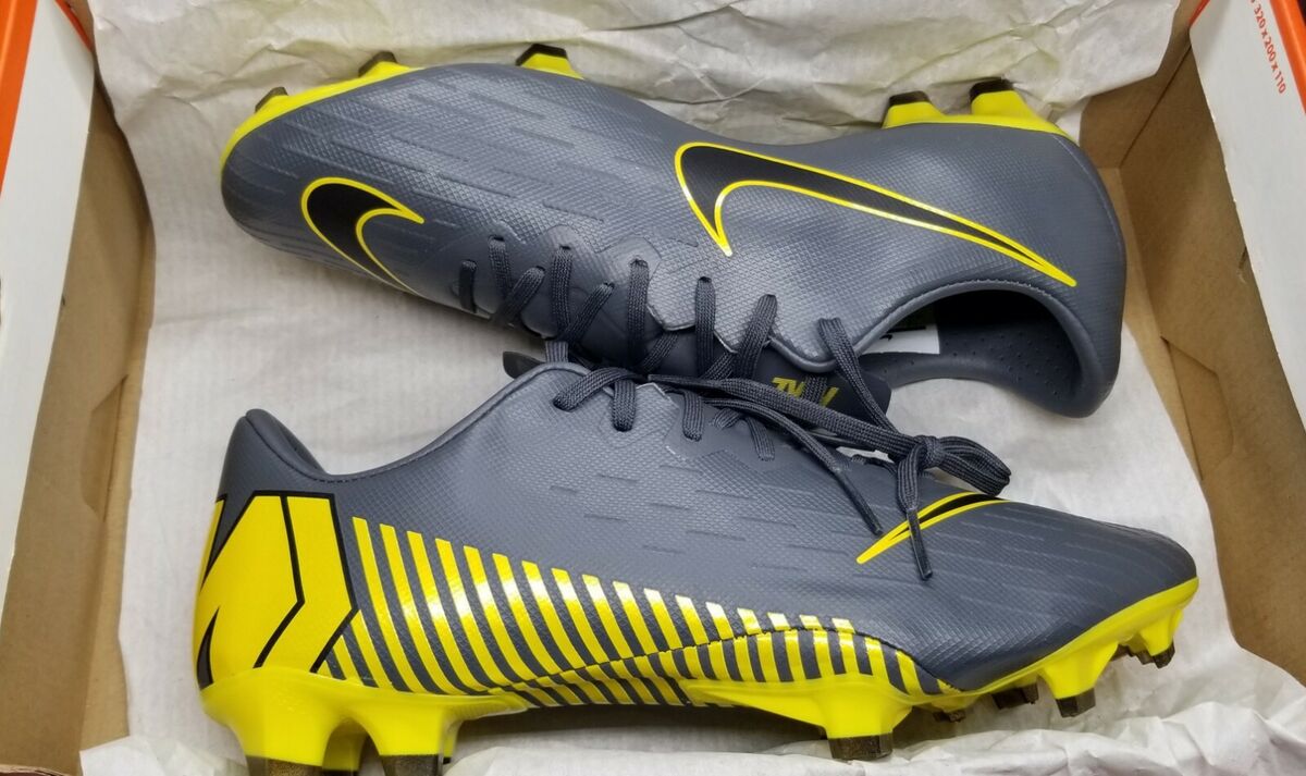 Nike Mercurial Vapor 12 Pro FG Size 6 Men Dark Grey/Black Nike Mercurial Vapor 12 Pro FG Size 6 Men Dark Grey/Black