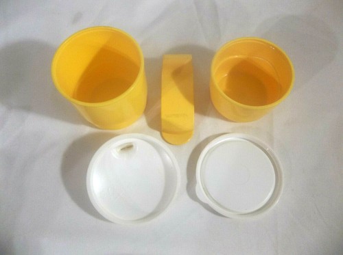 Tupperware Munchkids Orange Divided Dish, Yellow 7 oz Tumbler and 4 oz Snack Cup - Picture 4 of 12