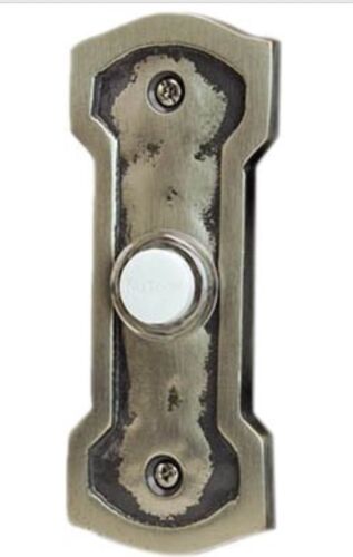 NuTone NB4018P Recess Mount Decorative Door Chime Push Button, Pewter - Picture 1 of 1