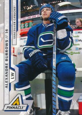 2010-11 Pinnacle #14 ALEXANDRE BURROWS - Vancouver Canucks