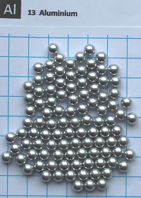 1 Troy Oz 31.15g 6mm 99.6% Aluminium metal spheres element 13 sample
