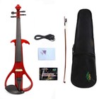 Professional Silent 4 String Electric Violin ,4/4 Full Size with Solid Wood