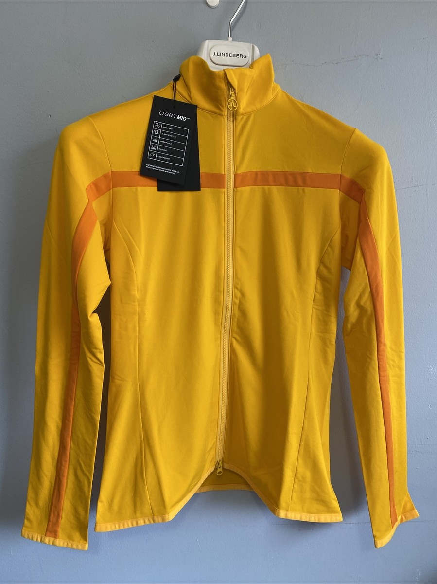 J LINDEBERG Ladies JANICE MID LAYER GOLF AWJS07963 I040 CITRUS