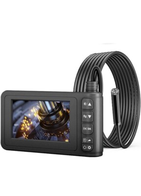 Borescope Endoscope Full HD With Video Large Screen, Multi Tips 6 LEDs And More