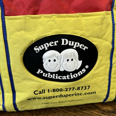 Super Duper Publications Teachers Vinyl Reusable Large Tote Bag