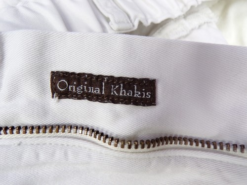 Vintage Savane Original Khakis Cargo Shorts Men 46 Cotton Stretch Metal Zip E25 - Picture 4 of 9