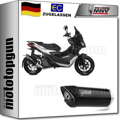 exhaust zugelassen mover stahl schwarz mivv fur aprilia sr 200 gt 2023 23