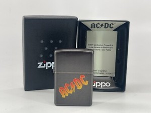 ZIPPO ACDC Gray Ice Great For Outdoors WindProof Lighter 49014