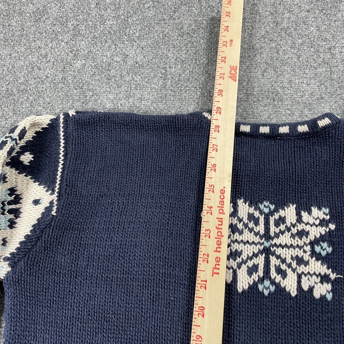 VINTAGE Paul Harris Design Sweater Women Small Knit Snowflake 