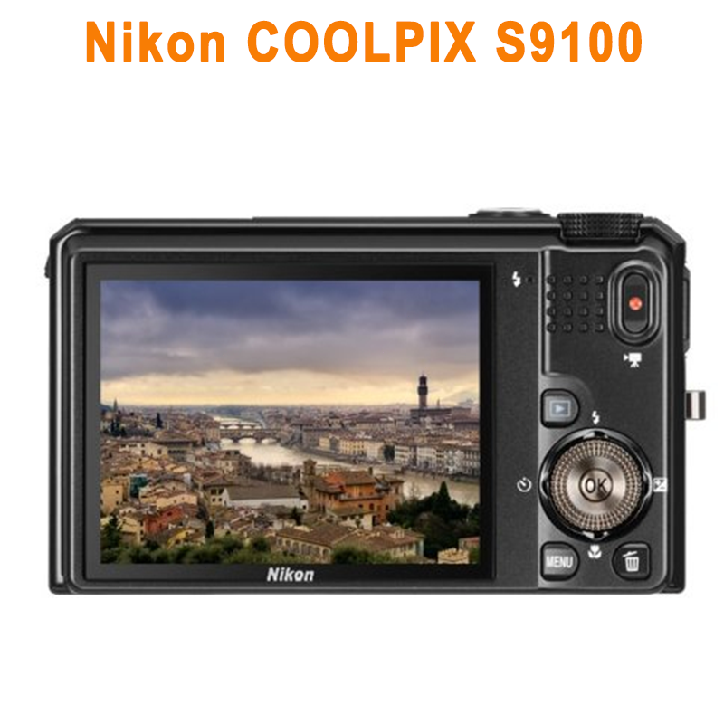 Nikon COOLPIX S9100 12.1 MP CMOS Digital Camera 18x Wide Zoom