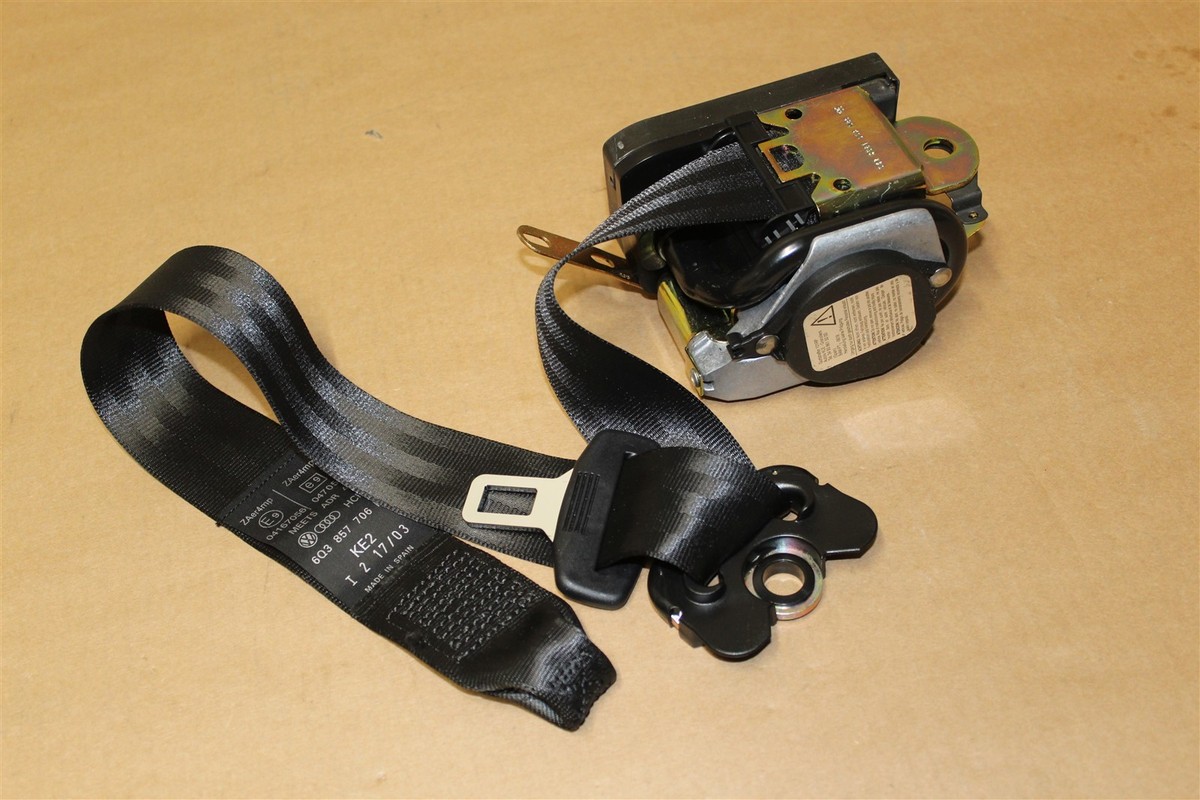 VW Polo front right seatbelt 6Q3857706F 6Q3857706H New genuine VW 