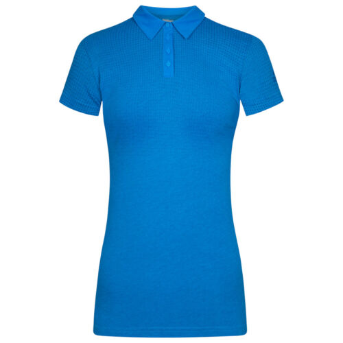 Adidas Aerok Femmes Tennis Polo Shirt Tricot Polo Haut Chemise AJ9272 Bleu Neuf