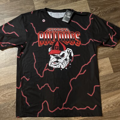 Dyme Lyfe Mens Georgia Bulldogs Short Sleeve Storm T-Shirt 2 XL