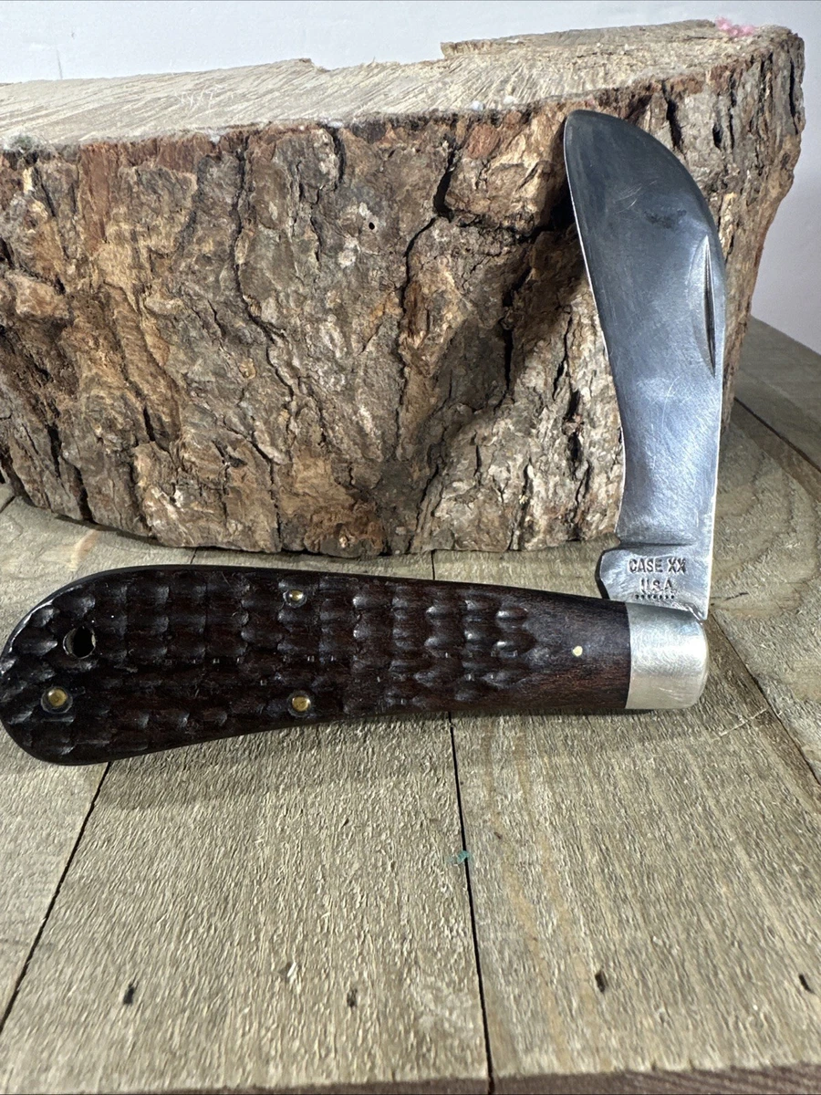 Case XX Stainless Steel Blade Wooden Handle Vintage Knives for
