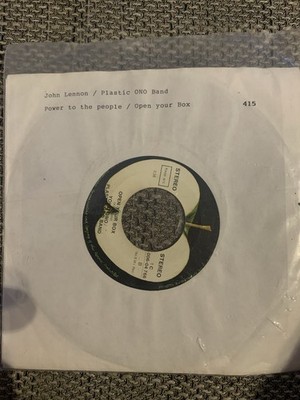 John Lennon - Power To The People /Open Your Box [Vinyl]-7er Single!