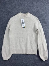 Smartwool Sweater Womens XS Natural Heather Wool Blend Crewneck New NWT SW016471