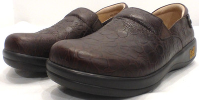 Alegria ''Keli'' Flutter Choco Slip-On Professional Shoe Womens US Size 6-6.5, NIB