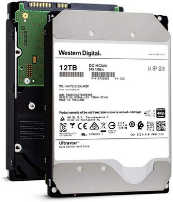 WD HGST DC HC520 12TB 7.2K SAS 12Gb/s 3.5 4Kn HDD HUH721212AL4200
