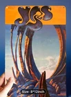 YES World Tour 1991 Metal Tin Sign, Vintage Roger Dean Art Poster, 8x12 in-NEW