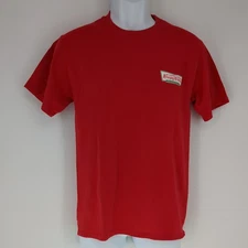 Port & Company Red Krispy Kreme Doughnuts Graphic T-Shirt Size Small