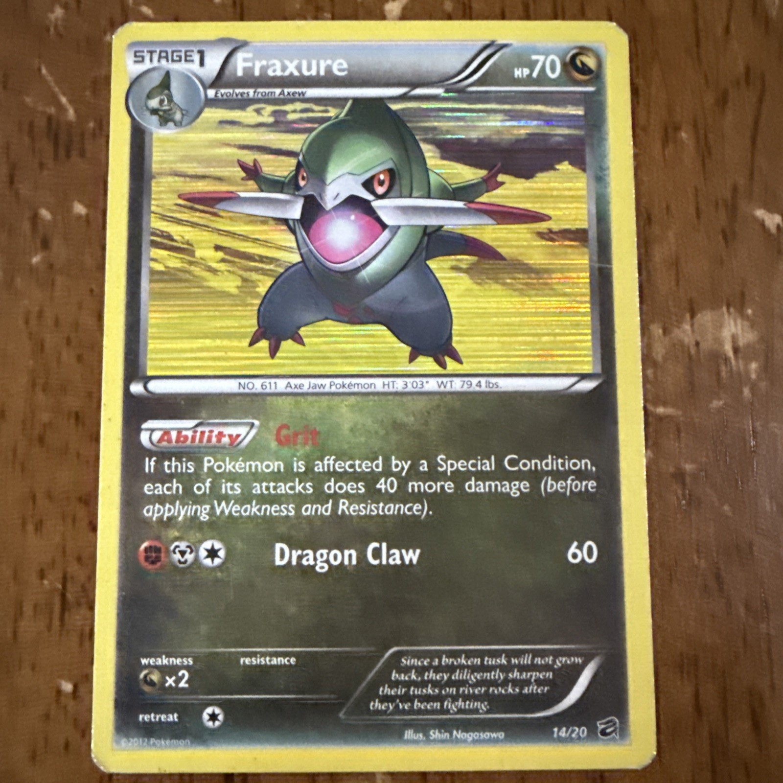 Fraxure 14/20 Dragon Vault Holo