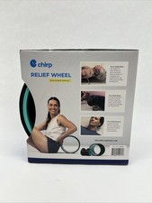 New Open Box Chirp Relief Wheel Back  Neck Pain Set 3 Rollers  Carrying Case