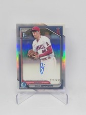 2024 Bowman Draft Chrome Ryan Johnson 1st Refractor Auto /499