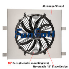 Electric Shroud Fan Fit 2006-10 08 Jeep Grand Cherokee Commander 3.7L 4.7/6.1L