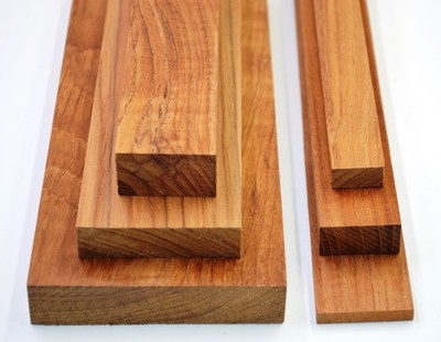 Rechteckleiste aus Teak