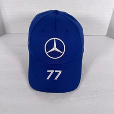 Mercedes AMG Petronas F1 Team Hat VB77 Valtteri Bottas Blue Snapback Motorsport