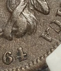 (#102641) Indian Head Cent:  1864 L. Bronze.  NGC VF 35 BN.    (see video!)