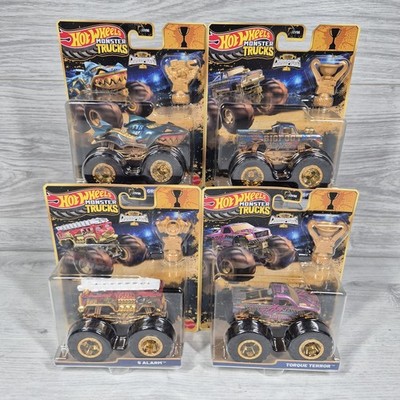 Hot Wheels Trophy Champions Monster Truck 1:64 Konvolut 4 Autos Limited Edition 