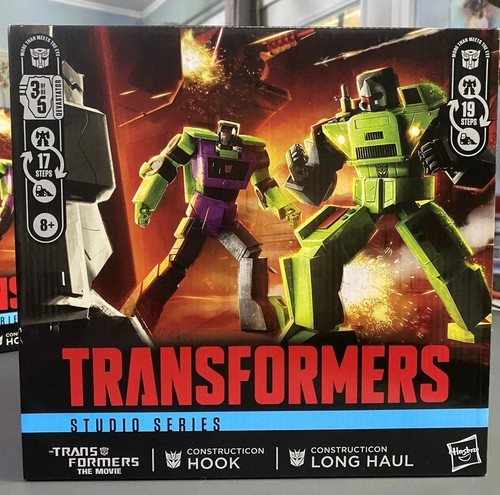 Transformers Studio Series 86 Constructicon Hook & Long Haul Ready Ship - Picture 2 of 6