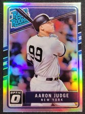 AARON JUDGE 2017 DONRUSS OPTIC RATED ROOKIE SILVER HOLO PRIZM RC #38 NY YANKEES