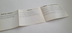 Nintendo NES - Rygar - Feuillet de traduction