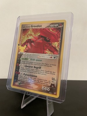 Pokémon TCG Team Magmas Groudon 9/95 Rare Holo Deutsch EX Team Magma vs Aqua