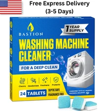 Washing Machine Cleaner, Deodorizer, & Descaler - 24 pack