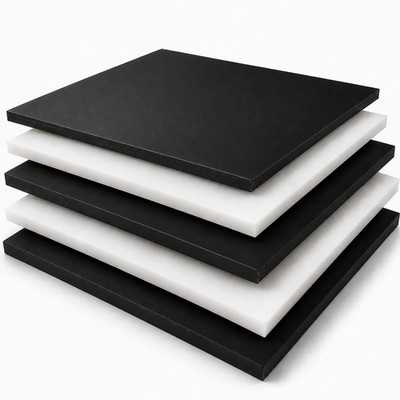 Polyethylen PE-HD Platte Kunststoffplatte 1-30 mm Natur/Schwarz Polystone  